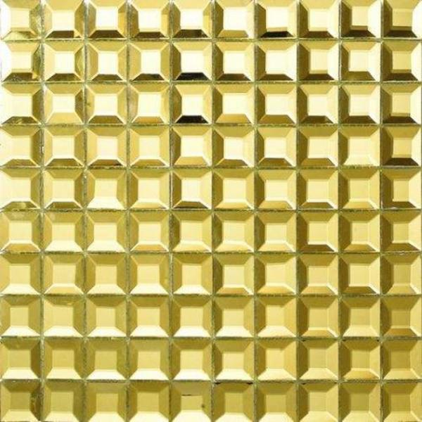 Buy cheap 12x12 Mirror Metallic Mosaic Tiles Stainless Steel Mosaics For Bar / Hallway from wholesalers