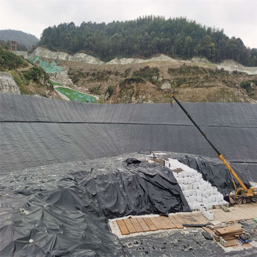 0.5mm 0.75mm HDPE Geomembrane Fish Farm Pond Liner for Aquaculture Smooth Waterproof