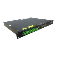 Buy cheap 8 Port 1550 Catv Edfa Fiber Optic Amplifier 19dbm 2 Power Supply 1U Rack product