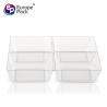Buy cheap BPA free disposable plastic candy 4-compartment wheat straw containers for dessert from wholesalers