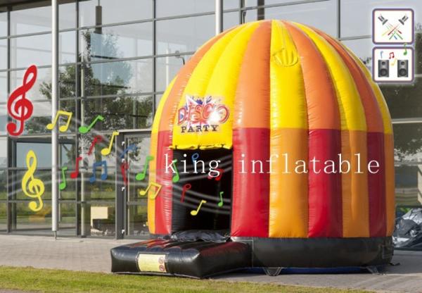 Buy cheap Custmized Size Kids Adults PVC Tarpaulin Inflatable Disco Dome With LED For Rental from wholesalers