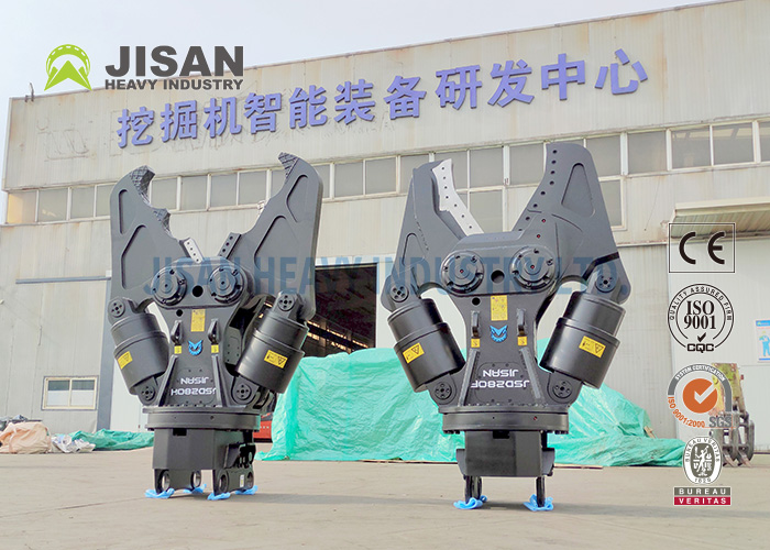 Excavator Attachments Hydraulic Steel Scrap Shear 4ton-9ton