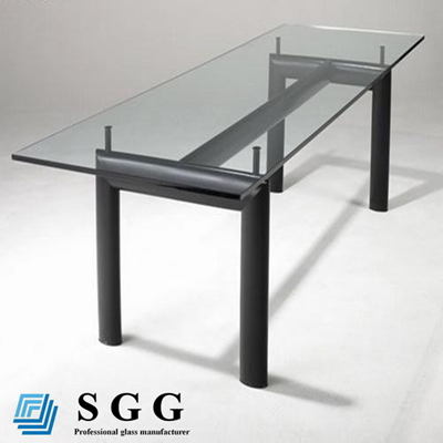 Rectangular Grey Glass Coffee Table (round,oval,square,rectangle)