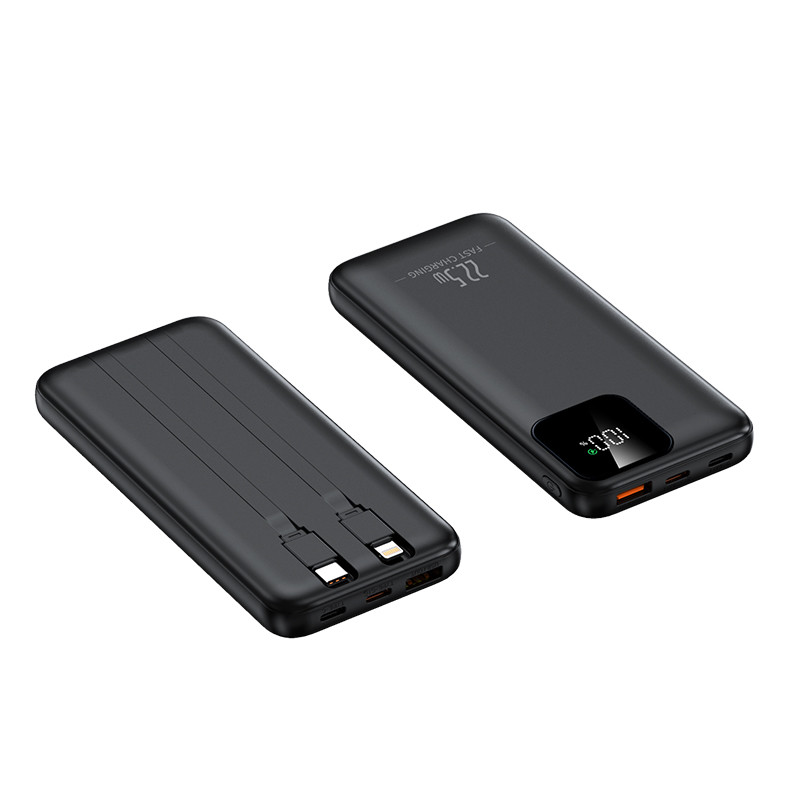 20000mAh Power Bank With Dual-Wire Super Fast Charge Unleash Rapid Charging For All Your Devices Customized OEM Support