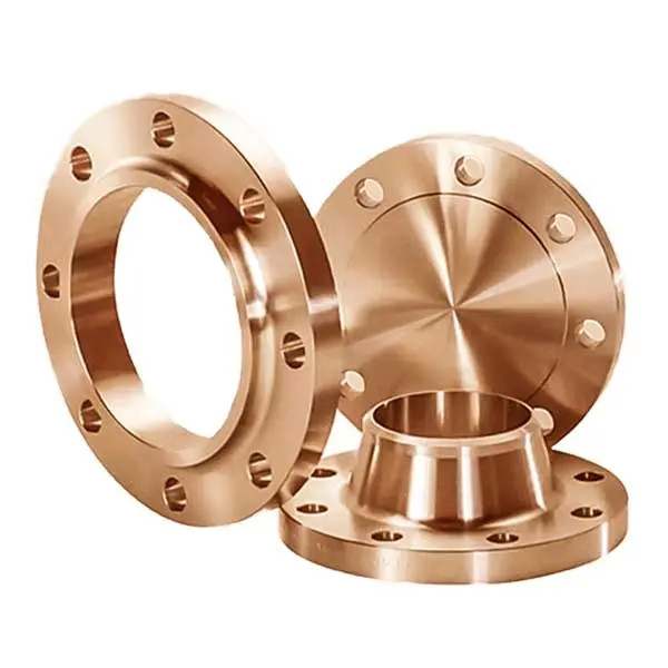 Welding Flanges Pipes Cooper Nickel Steel Flanges 1'' 150 Class RF ASTM A105 ASME16.9 Cuni C70600 Flanges