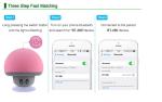 Wireless bluetooth Speaker Portable Mini Speakers Mushroom Waterproof Bass