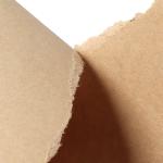 1 Sided Coated Glue Brown Kraft Paper Rolls Eco Friendly High Tear Resistance