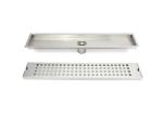 High Specification Stainless Steel Channel Drain Grates Standard Width 995MM Gap