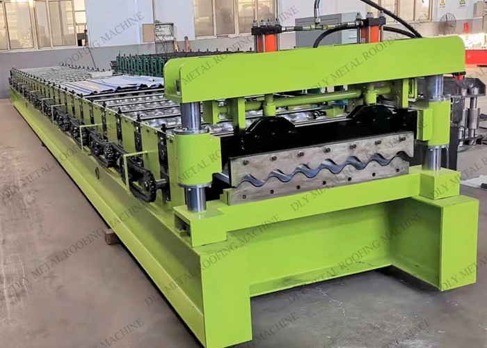 Hydraulic Cutting 3P Corrugated Roofing Machine 6000mm Roof Tile Roll Former