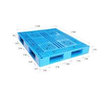 Buy cheap 100% Recycled One Way Plastic Pallets Blue Plastic Reusable Pallets product