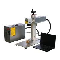 Buy cheap Rotary 20W 30W 50W Mini Portable Laser Marking Machine product