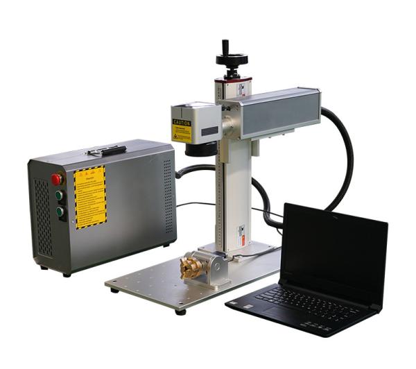 Buy cheap Rotary 20W 30W 50W Mini Portable Laser Marking Machine from wholesalers