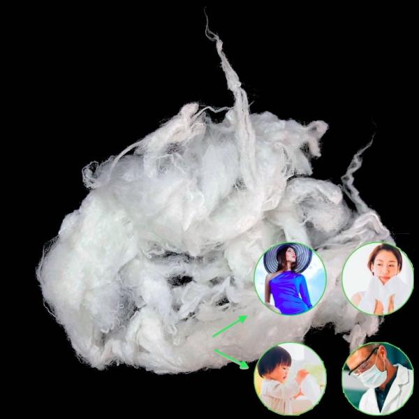 Buy cheap Biodegradable Virgin Viscose Staple Fiber , 3D×60mm Rayon Staple Fiber from wholesalers