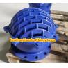 Buy cheap DN200 resilient seal blue flanged foot valve from wholesalers