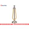Buy cheap 1500mm Length Crowd Control Barrier Bank Safety Belt Stanchion Queue Pole Stanchion from wholesalers