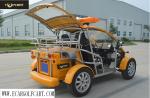 Battery Powered Golf Cart 2 Seater , Electric Police Vehicles Easy Handle