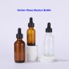 Buy cheap 15ml 30ml 60ml 120ml 2oz Glass Amber Essential Oil Bottle Blue Glass Boston Dropper Bottle for Essential Boston Bottle from wholesalers