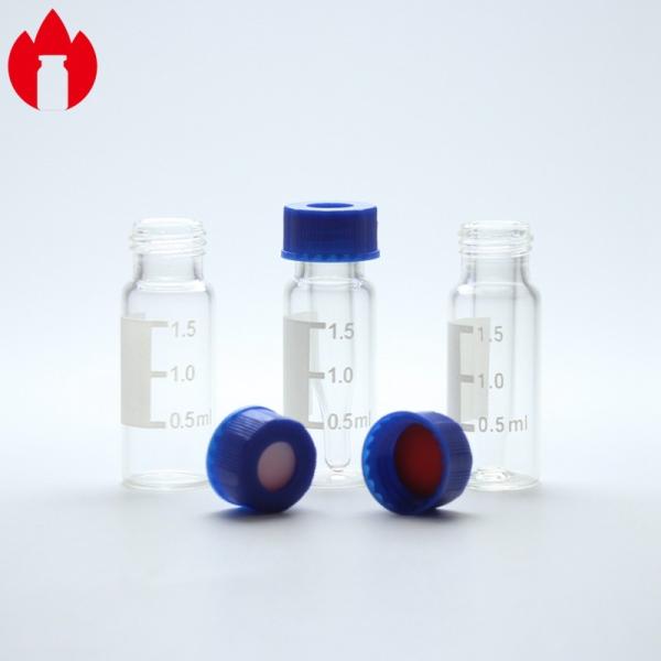 Buy cheap 1.5ml HPLC Screw Top Vials Screw Mouth Borosilicate Glass from wholesalers
