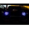 Buy cheap Jeep Wrangler HeadLights LED 7" HeadLamp Head Lights 7" COB angel eye headlight round hid halo head light for JK from wholesalers