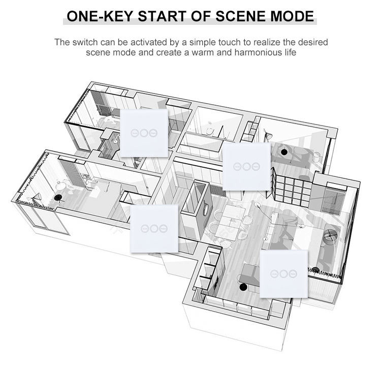 Smart Home Wifi Us/uk/eu Standard 1/2/3 Gang 240v Wireless Remote Control Timer Light Standard Switch
