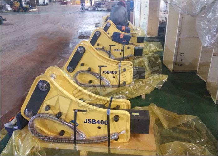 CE Certified Rock Breaking Hammer Powerful Strike For Backhoe Loader JCB 3CX 4DX