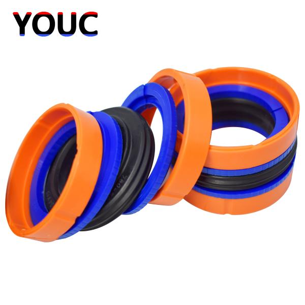 Blue NBR POM Hydraulic Cylinder Piston Seals KDAS DAS Hydraulic Piston Oil Seals