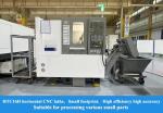 SMTCL Small Parts Machining HTC16H Metal Slant Bed CNC Lathe 8 Stations