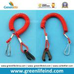 7key Universal Emergency Spiral Cord in Red Color Black Accessories