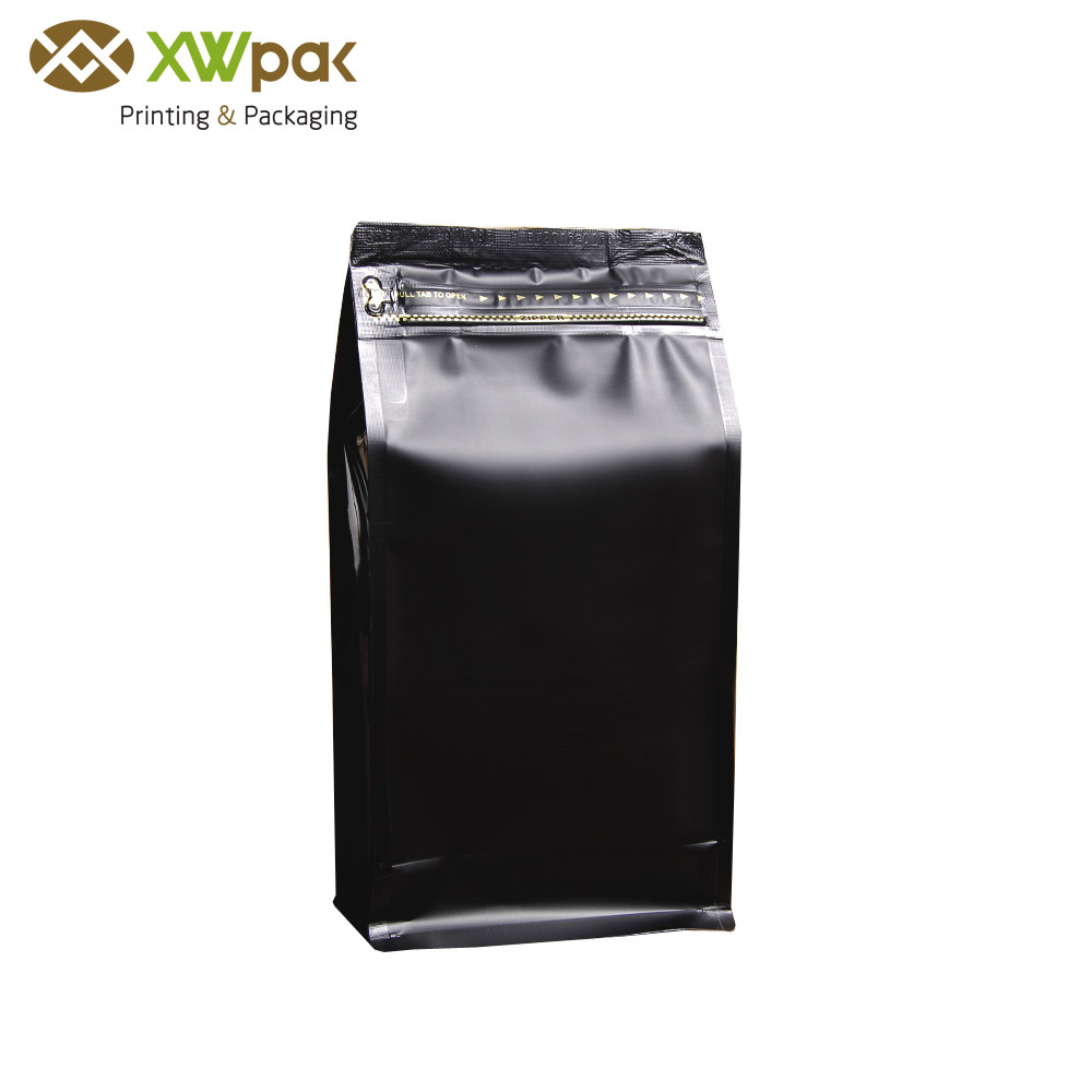 Side Gusset Flat Bottom Plastic Pet Food Packaging Bag With Zipper
