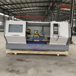 Horizontal CNC Lathe Machine Flat Bed CK6150 Bench Lathes For Metal