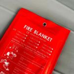 Flexible Fiberglass Fire Blanket with 100% Fiber Thermal Insulation