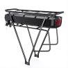 Buy cheap 10S4P 36V/48V Lithium Electric Bike Battery Black Rear Hanger Tail Series 10.4AH from wholesalers