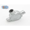 Buy cheap Oem Design Conduit Galvanized Fittings Malleable IronTee Circular Electrical Box from wholesalers