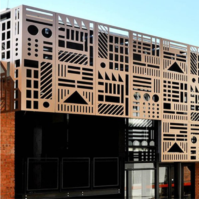 YDX Decorative Carved Facade Panel Stainless Steel Laser Cut Outdoor Metal Screen