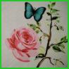 Buy cheap Spring designs polyester woven fabrics tablecloths with nice scenery of bird butterfly flowers from wholesalers