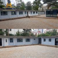 Buy cheap Prefabricated Portable Container House Flat Pack Steel Frame Sandwich Panel product