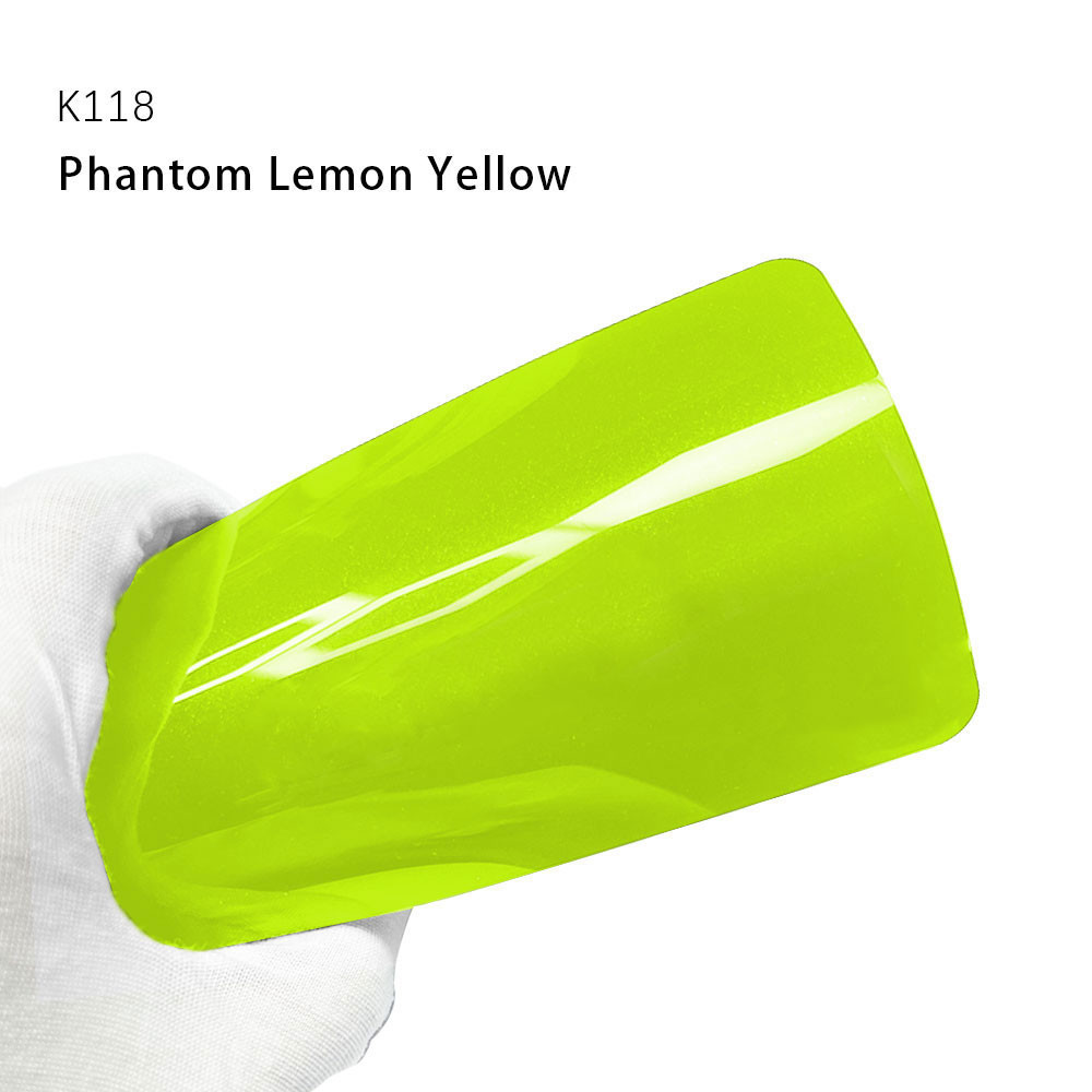 K118 Phantom Lemon Yellow TPU Color Car Paint Protection Film Best Vinyl Wrap Brand