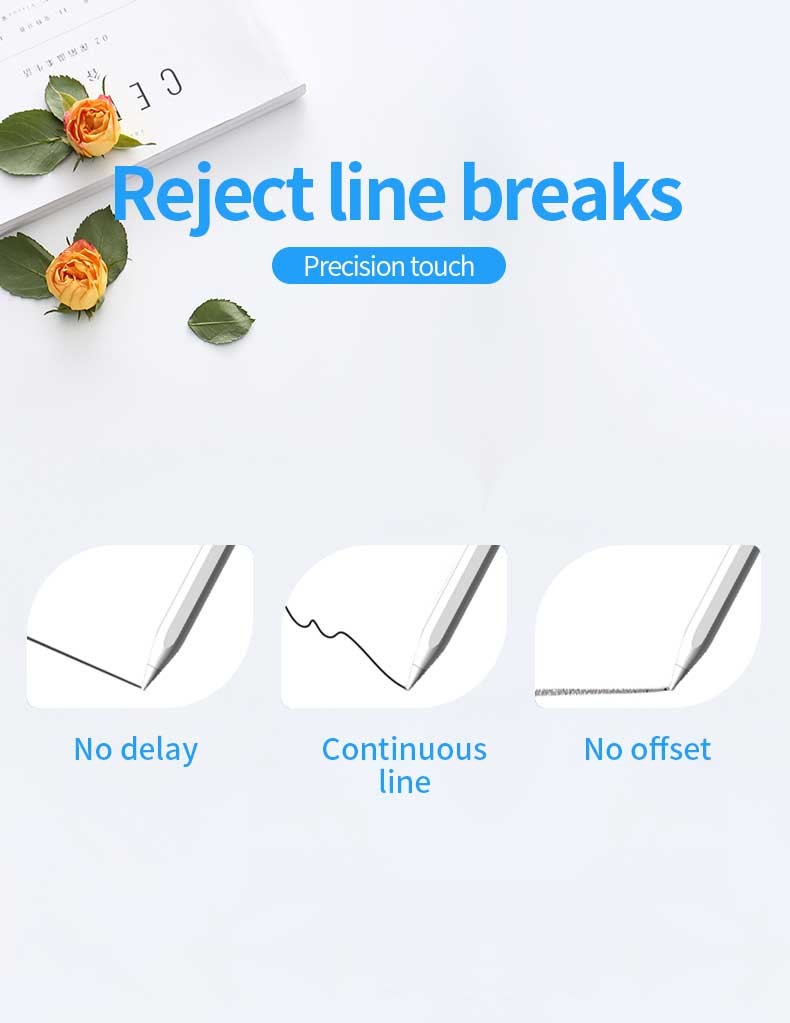 No Delay Digital Stylus Pen 10 Hours Working Time Tablet Capacitive Pen