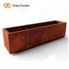 Buy cheap TUV Certified Easy Watering Outdoor Metal Planter Large Sized from wholesalers