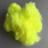 Buy cheap 9Dx64mm Triangle Polyester Staple Fiber Shiny Green Color For Tennis Ball Cloth from wholesalers