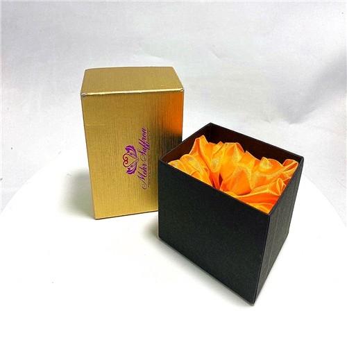 Buy cheap Golden Bronzing Lid Box Cosmetic Paper Box For Packaging from wholesalers