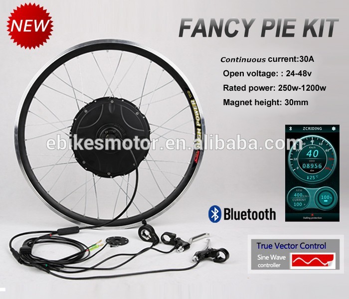 Smart Pie 250W-1200W electric bicycle motor with bluetooth electric bike kit
