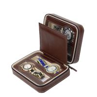 Buy cheap Luxury Watch Storage Case Zipper Closing , Watch Display Case Jewelry Decoration product