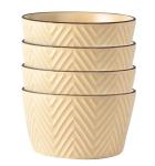 Japanese Style Ceramic Bowl Set Retro Glaze Stoneware Dinnerware For Kitchen