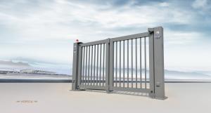 Wholesale Aluminium Alloy Collapsible Bi Folding Gates With Anti-Climb Photo Cell from china suppliers