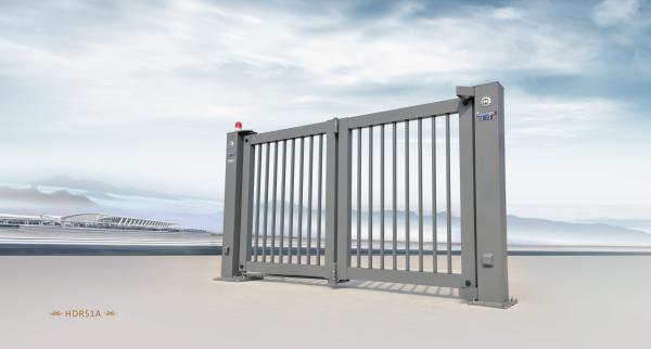 Railless Intelligent Expandable Bi Folding Metal Gates with Anti-Collision IR