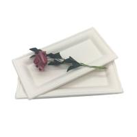 Buy cheap Sugarcane Rectangle Dinner 10"×5” Biodegradable Food Trays product