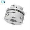Buy cheap Flexible Diaphragm Coupling Single Step Aluminum Metal Shaft Coupling 12mm X 14mm from wholesalers
