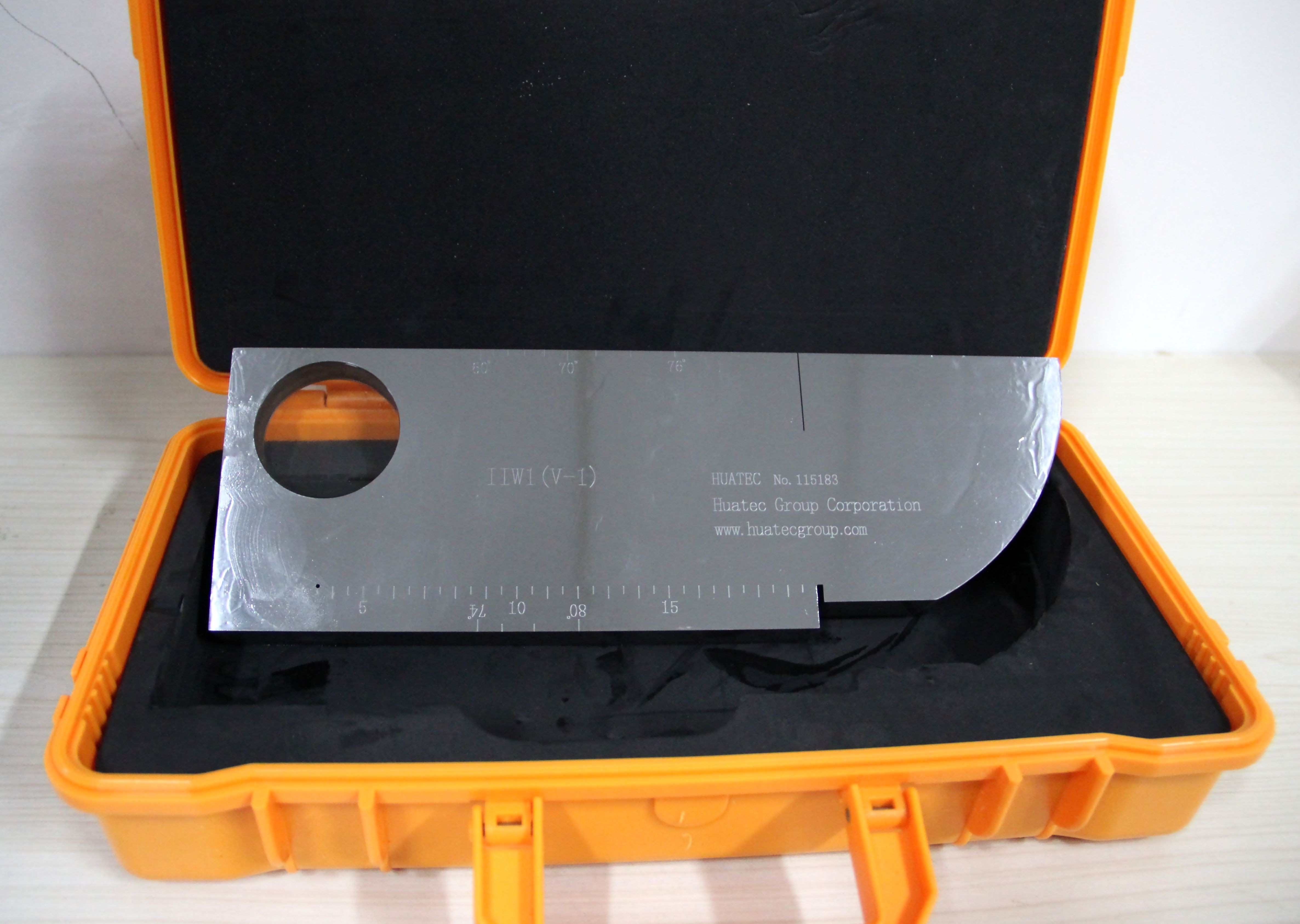 Ultrasonic Flaw Detector / UT Calibration Blocks IIW V1 ( A2 ) Type DIN 54-120 BS2704