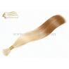 Buy cheap 20" Double Drawn Silk Straight Ombre Remy Human Hair Extensions Bulk Hair For Sale from wholesalers